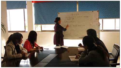 活動（dòng）房公司學習交流會的現（xiàn）場圖