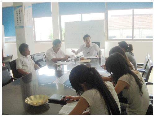 貴州電子商務老師來鋼結構公司交流學習