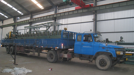 公司引進新的彩鋼板生產設備