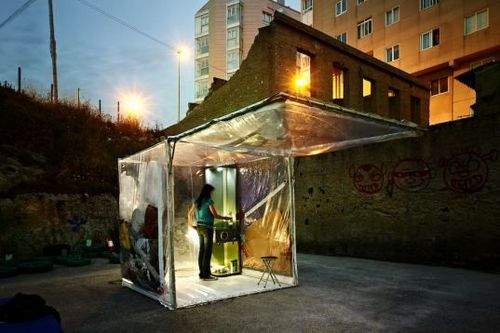 “綠（lǜ）色地平線”活動房 震後庇護所