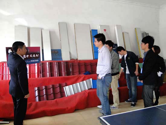 十大網商調研小組來我司參觀交流（liú）