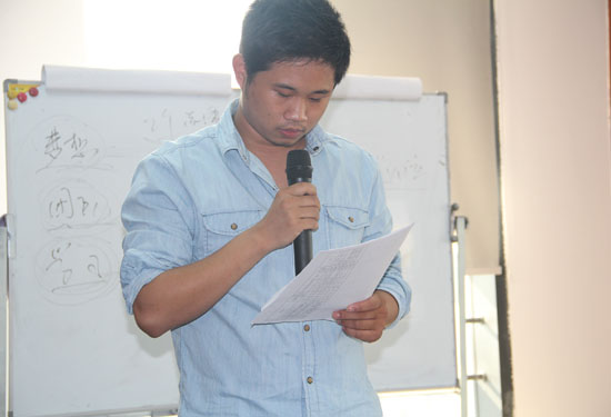 活動板房公司王剛老師朗讀網（wǎng）絡（luò）部主管孫姐的工作總結