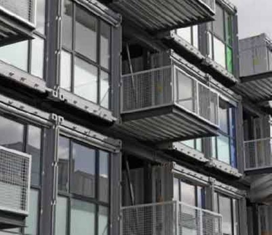 那一片集裝箱房屋