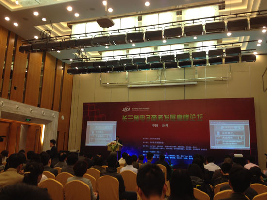 電子（zǐ）商務高峰論壇會議現場嘉賓（bīn）分享