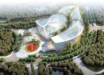 青島世園會植物館——鋼結構的（de）又一奇跡