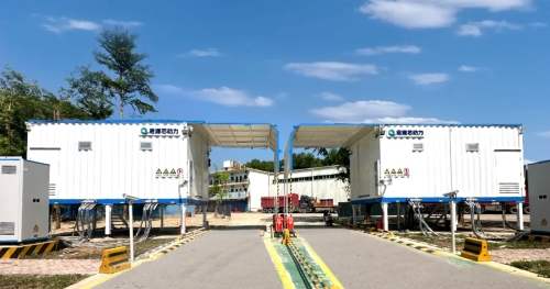 集裝箱換電站